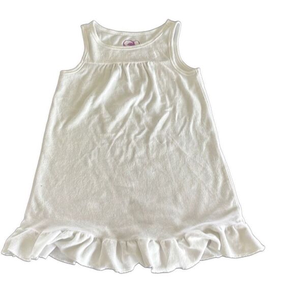 OP terrycloth white girl coverup/sundress - Picture 1 of 3